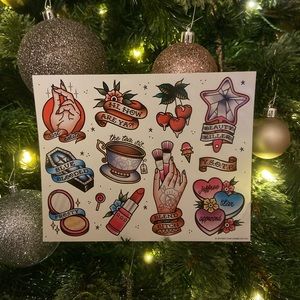 Jeffree Star exclusive holiday box stickers!